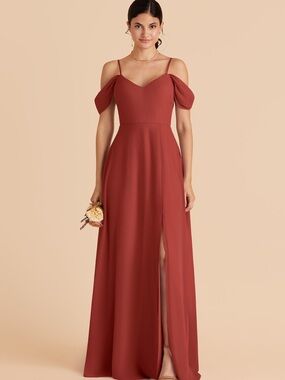 Birdy Grey Devin Off-Shoulder Spaghetti Strap Maxi Dress